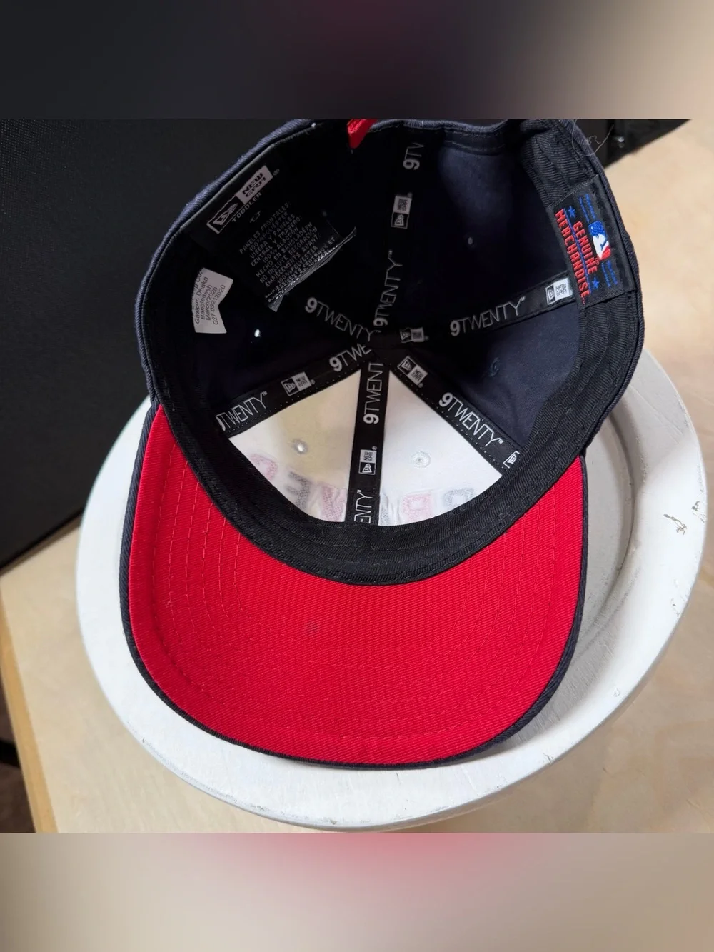 Toddler/Kids Atlanta Braves Adjustable Hat, Navy, With/Braves Letters Raised